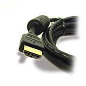 3ft HDMI DVI 28AWG kaapeli hdtv plasman dvd kultaa ferriitit (mono008)