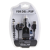 3-in-1 chargeur de voiture USB pour PSP 1000/2000 et NDS Lite