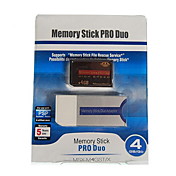 4GB Memory Stick PRO Duo-Speicherkarte und Memory Stick Duo-Adapter