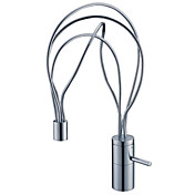 Einhand-Chrom centerset Wasserhahn (kaltes und warmes Schalter) (0599-qh0500)