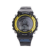 Reloj Pulsera Digital Deportivo de Luz EL - Negro