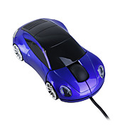 Sportwagen-Stil usb optische kabelgebundene Maus (blau)