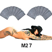 50 pezzi sterilizzata taglia 7 doppie magnum di stack (m2) aghi per tatuaggio (035.903,16)