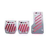 slip-proof kjøretøy gass-brems-clutch pedaler kit (3-delt sett)