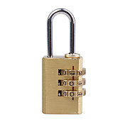 3-Digit Luggage Lock-Copper