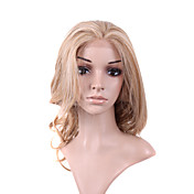 Hand Tied Style Lace Front Long High Quality Synthetic Light Blonde Hair Wig