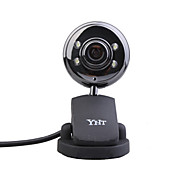 8,0-Megapixel-USB-Webcam + Mikrofon (schwarz)