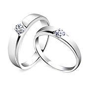 Amazing 925 Sterling Silver His & Hers Rings (Set of 2)