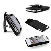 Custodia + fondina con clip da cintura per iPhone 4 - Nero