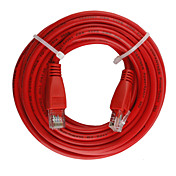 RJ-45 4 par trançado rede de cabo 5m vermelho