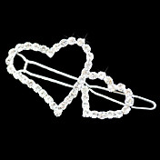 nydelig legering med rhinestones blomsterpike barrette / headpiece