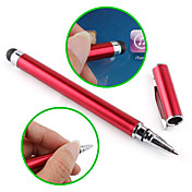 pantalla táctil de la escritura con lápiz bolígrafo para iPad, iPhone, libro de jugadas, Xoom y P1000 (rojo)