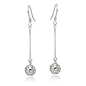 Elegant 925 Sterling Silver With Platinum Plating Earrings