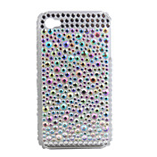 caso pvc com tampa de proteção jóia para iphone4