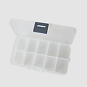 caso, caja de almacenaje para las pestañas postizas y uñas / pendientes