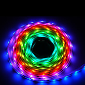 cadena de luz LED con control remoto y la fuente de alimentación