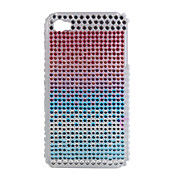 caso pvc com tampa de proteção jóia para iphone4