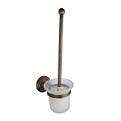 Antique Brass Wall-mounted Toilet Brush Holder