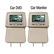 7 Inch Car DVD Player and Monitor with Game Free Headphones (1 Pair)