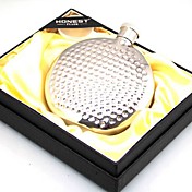 Round Embossed Pattern Stainless Steel 5-oz Flask