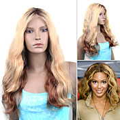 moda estilo personalizado de Beyonce cordón lleno sedoso 16 "indio remy cabello - 27 colores a elegir