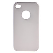 алюминиевый защитный чехол / отверстие на спине для iphone 4 - серый