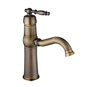 Centerset Antique Brass Bathroom Sink Faucet