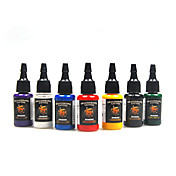 7 Color Tattoo Ink Set 7 x 15 mL