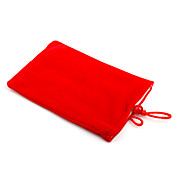 trendy mobiele telefoon verticale fluwelen zakje rood (4,3 inch breed)