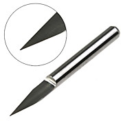 carbide gravure bits - 25 graden 0,2 mm diameter (5-pack)