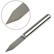 carbide gravure bits - 45 graden 0,3 mm diameter (5-pack)