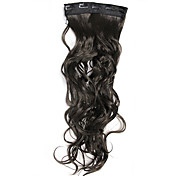Fashion Black Curly Clip In Hair Extension