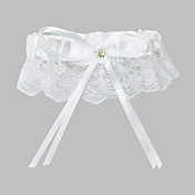 polyester avec porte-jarretelles de mariage perles