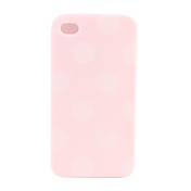 Protective Spot Pattern Ultrathin Back Case for iPhone4G (Pink)
