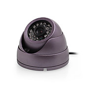 Waterproof Indoor and Outdoor Vandalproof Dome Camera (24pcs LEDs)