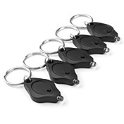 gericht LED zaklamp sleutelhanger zwart (5-sleutelhanger)