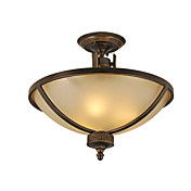 Elegant Semi Flush Mount in Warm Light