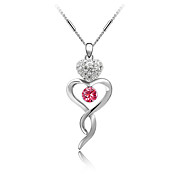 collana di cristallo nodo elegante