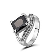 Gorgeous Rhinestones Ring With Alloy Plated More Colors Available