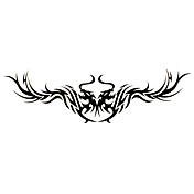 5 piezas de tatuajes temporales a prueba de agua (14 m * 4 cm)
