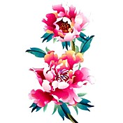 5 stk peon vanntett midlertidig tatovering (17.5cm * 10cm)