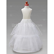 fille fleur robe de bal en taffetas de niveau 2 de plancher-longueur de glissement de style / mariage jupons
