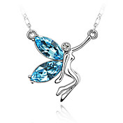 cristal mariposa elfo collar