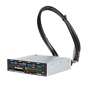 PCI-E til USB 3,0 interne combo-USB 3,0 4-porte host + USB 2.0 alt-i-en kortlæser