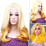Capless Mixed Color Lady Gaga Celebrity High Quality Synthetic Wig