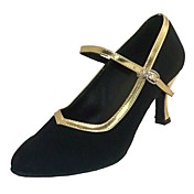 Leatherette/ Velvet Upper Dance Shoes Ballroom Modern Shoes for Women