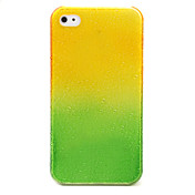 Protective Small Drop Back Case for iPhone 4 / 4S (Yellow & Green)