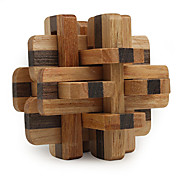 Hölzernes  12-teiliges IQ 3D Puzzle Magischer Würfel