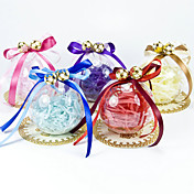 Transparent Ball Favor Box With Bells And Bow (Set of 12)