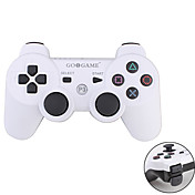 GOiGAME Wireless Two-Tone DualShock 3 Controller for PS3 (White + Black)